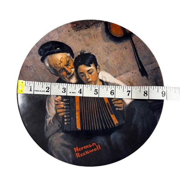 Vintage‎ 1981 Norman Rockwell The Music Maker Decorative Plate #22396 S - Picture 6 of 6